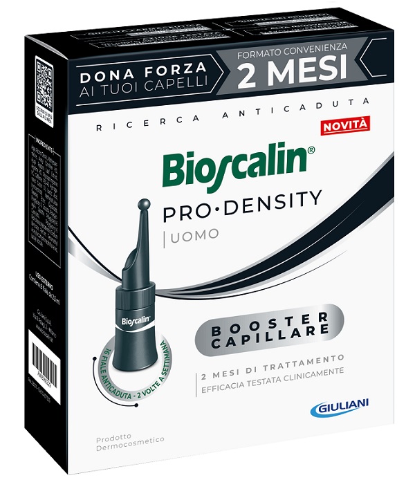BIOSCALIN PRO DENSITY UOMO BOOSTER CAPILLARE 16 FIALE X 2,5ML - Farmacia Nuova Dr.ssa Gabriella Catellani