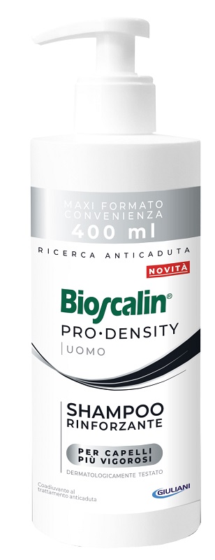 BIOSCALIN PRO DENSITY UOMO SHAMPOO RINFORZANTE 400 ML - Farmacia Nuova Dr.ssa Gabriella Catellani