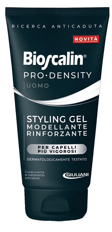 BIOSCALIN PRO DENSITY UOMO STYLING GEL MODELLANTE RINFORZANTE 150 ML - Farmacia Nuova Dr.ssa Gabriella Catellani