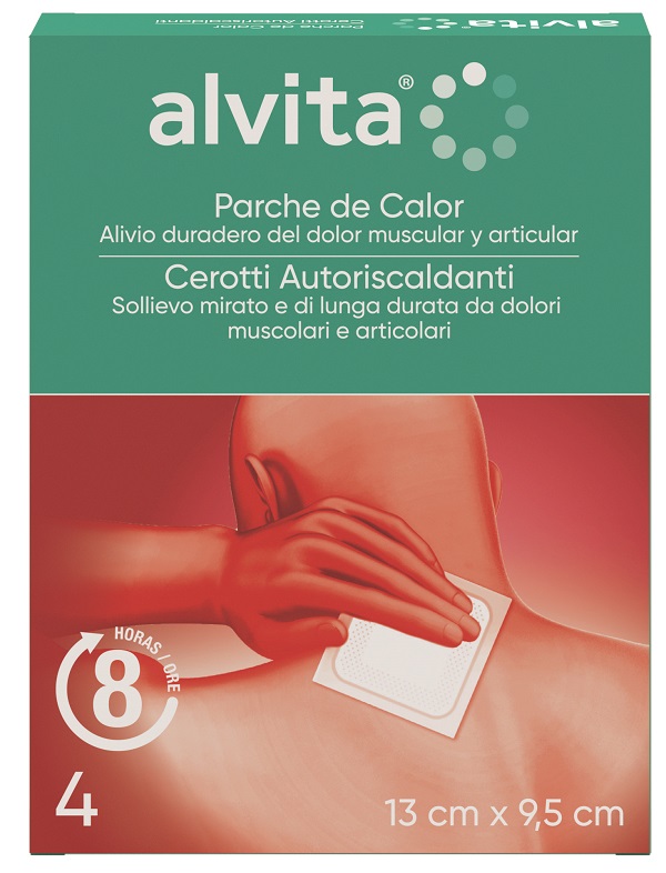 CEROTTO AUTORISCALDANTE ALVITA 4 PEZZI - Farmacia Nuova Dr.ssa Gabriella Catellani