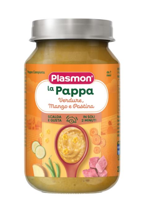PLASMON LA PAPPA VERDURE MANZO E PASTINA 200 G - Farmacia Nuova Dr.ssa Gabriella Catellani