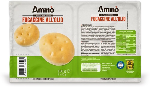 AMINO' FOCACCINE OLIO 100 G - Farmacia Nuova Dr.ssa Gabriella Catellani