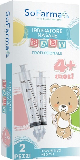 IRRIGATORE NASALE BABY 2 PEZZI SOFARMAPIU' - Farmacia Nuova Dr.ssa Gabriella Catellani
