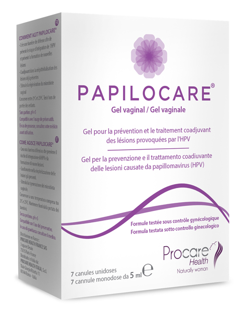 PAPILOCARE GEL VAGINALE 7 CANNULE MONODOSE X 5 ML - Farmacia Nuova Dr.ssa Gabriella Catellani