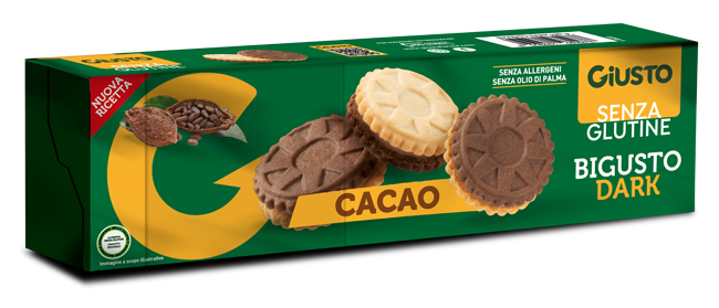 GIUSTO SENZA GLUTINE BIGUSTO DARK NEW 120 G - Farmacia Nuova Dr.ssa Gabriella Catellani