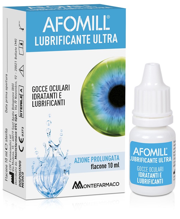 AFOMILL LUBRIFICANTE ULTRA GOCCE OCULARI 10 ML - Farmacia Nuova Dr.ssa Gabriella Catellani