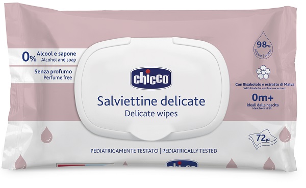 CHICCO SALVIETTE DELICATE 72 PEZZI PLAQUE - Farmacia Nuova Dr.ssa Gabriella Catellani