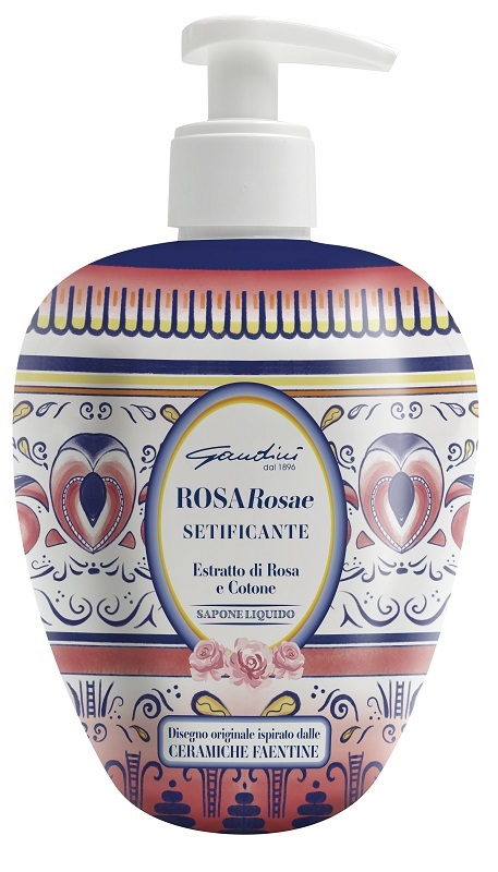 GANDINI SAPONE LIQUIDO FAENZA ROSA 500 ML - Farmacia Nuova Dr.ssa Gabriella Catellani