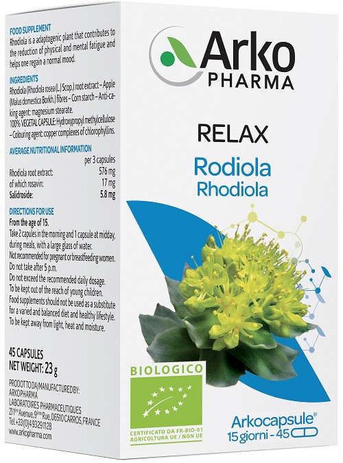 ARKOCAPSULE RODIOLA BIO 45 CAPSULE - Farmacia Nuova Dr.ssa Gabriella Catellani