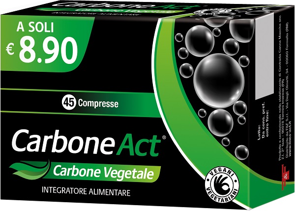 CARBONE ACT 45 COMPRESSE - Farmacia Nuova Dr.ssa Gabriella Catellani