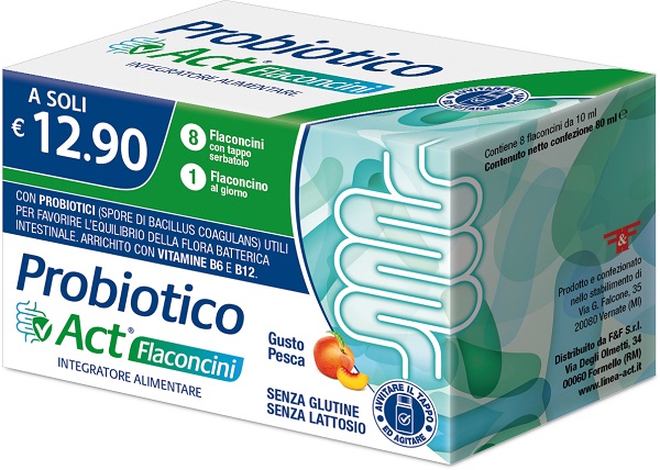 PROBIOTICO ACT 8 FLACONCINI - Farmacia Nuova Dr.ssa Gabriella Catellani
