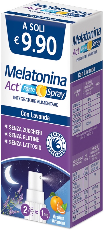 MELATONINA ACT FORTE SPRAY 15 ML - Farmacia Nuova Dr.ssa Gabriella Catellani
