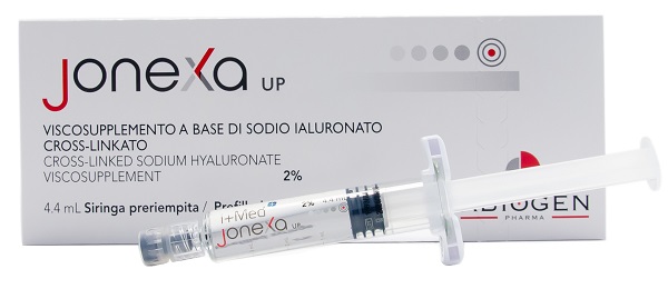 JONEXA UP SIRINGA INTRA-ARTICOLARE SODIO IALURONATO CROSS-LINKATO 2% 4,4 ML - Farmacia Nuova Dr.ssa Gabriella Catellani