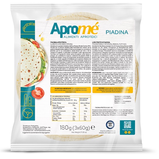 APROME' PIADINA 180 G - Farmacia Nuova Dr.ssa Gabriella Catellani