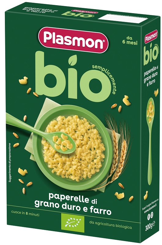 PLASMON PASTINA BIO PAPERELLE 300 G - Farmacia Nuova Dr.ssa Gabriella Catellani