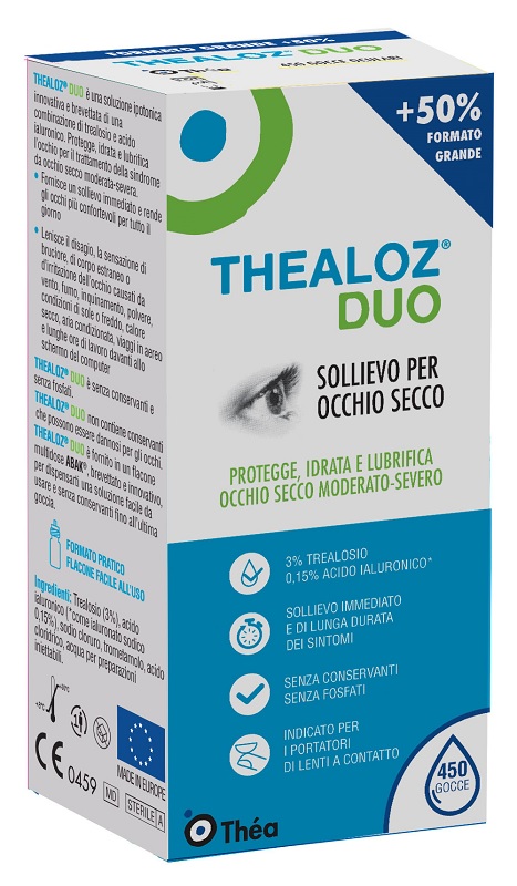 SOLUZIONE OFTALMICA THEALOZ DUO 15 ML - Farmacia Nuova Dr.ssa Gabriella Catellani