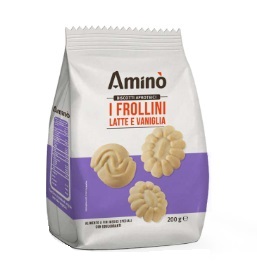 AMINO' I FROLLINI LATTE E VANIGLIA 200 G - Farmacia Nuova Dr.ssa Gabriella Catellani