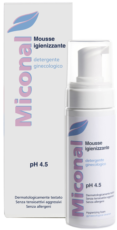 MICONAL MOUSSE IGIENIZZANTE 150 ML - Farmacia Nuova Dr.ssa Gabriella Catellani