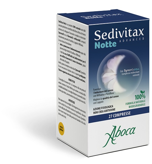 SEDIVITAX NOTTE ADVANCED 27 COMPRESSE - Farmacia Nuova Dr.ssa Gabriella Catellani