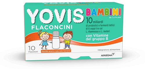 YOVIS BAMBINI BANANA 10 FLACONCINI DA 10 ML - Farmacia Nuova Dr.ssa Gabriella Catellani
