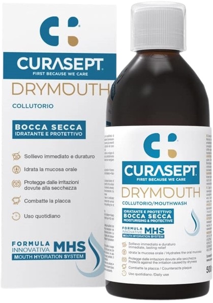 CURASEPT DRYMOUTH COLLUTORIO 500 ML - Farmacia Nuova Dr.ssa Gabriella Catellani