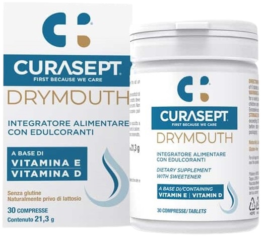 CURASEPT DRYMOUTH 30 COMPRESSE - Farmacia Nuova Dr.ssa Gabriella Catellani