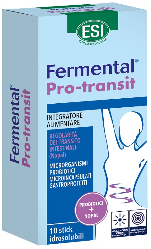 ESI FERMENTAL PRO TRANSIT 10 STICK IDROSOLUBILI - Farmacia Nuova Dr.ssa Gabriella Catellani