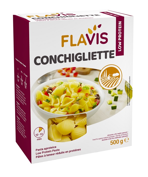 FLAVIS CONCHIGLIETTE APROTEICHE 500 G - Farmacia Nuova Dr.ssa Gabriella Catellani