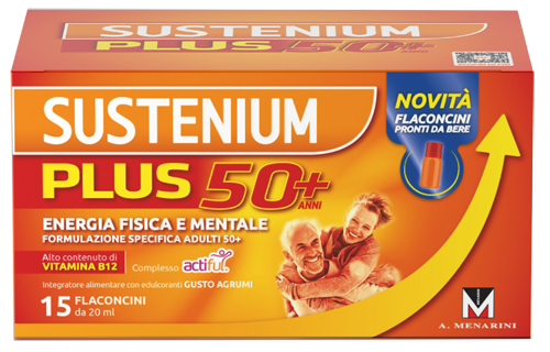 SUSTENIUM PLUS 50+ 15 FLACONCINI - Farmacia Nuova Dr.ssa Gabriella Catellani