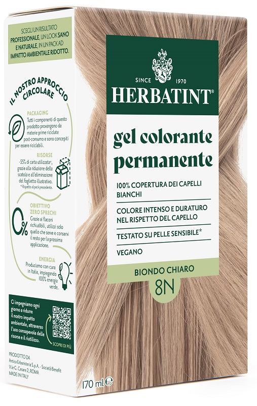 HERBATINT 8N BIONDO CHIARO 170 ML - Farmacia Nuova Dr.ssa Gabriella Catellani