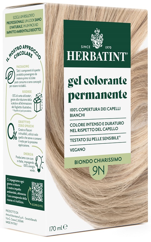 HERBATINT 9N BIONDO CHIARISSIMO 170 ML - Farmacia Nuova Dr.ssa Gabriella Catellani