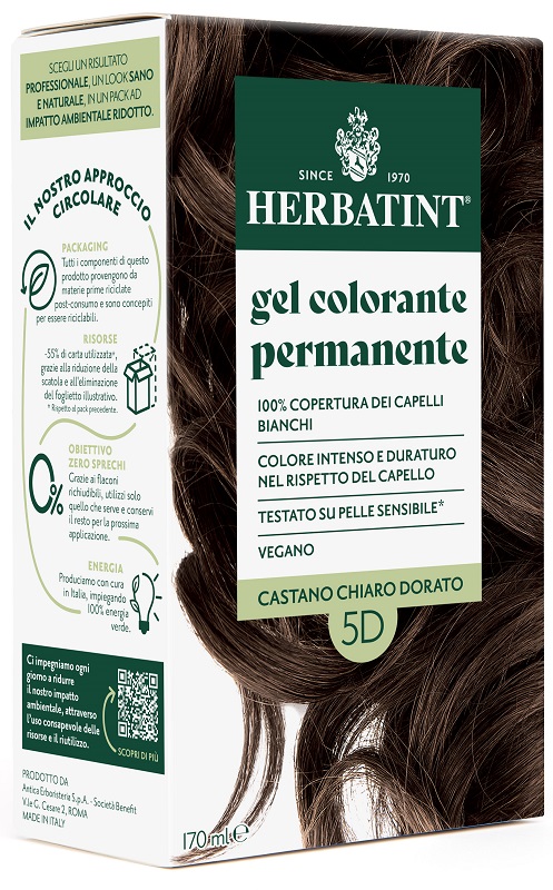 HERBATINT 5D CASTANO CHIARO DORATO 170 ML - Farmacia Nuova Dr.ssa Gabriella Catellani