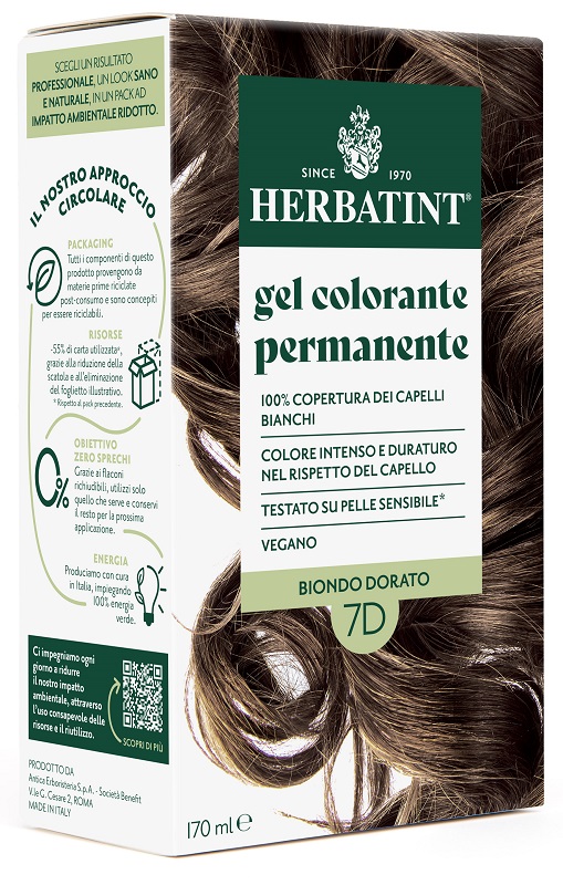HERBATINT 7D BIONDO DORATO 170 ML - Farmacia Nuova Dr.ssa Gabriella Catellani