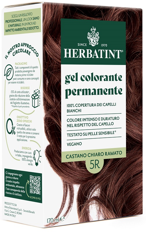 HERBATINT 5R CASTANO CHIARO RAMATO 170 ML - Farmacia Nuova Dr.ssa Gabriella Catellani