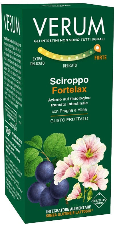 VERUM FORTELAX SCIROPPO FRUTTATO 126 G NEW - Farmacia Nuova Dr.ssa Gabriella Catellani