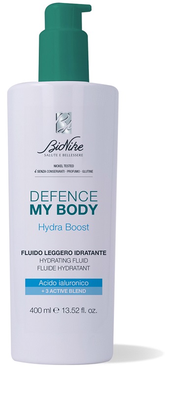 DEFENCE MY BODY HYDRABOOST FLUIDO LEGGERO IDRATANTE 400 ML - Farmacia Nuova Dr.ssa Gabriella Catellani