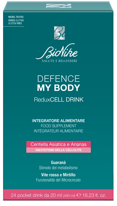 DEFENCE MY BODY REDUXCELL DRINK 24 POCKET DRINK - Farmacia Nuova Dr.ssa Gabriella Catellani