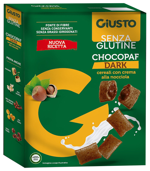 GIUSTO SENZA GLUTINE CHOCOPAF DARK 250 G - Farmacia Nuova Dr.ssa Gabriella Catellani