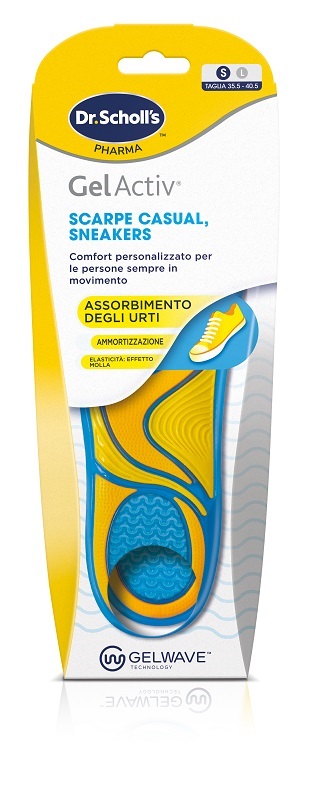 SCHOLL GELACTIV SCARPE CASUAL SNICKERS MISURA SMALL NUOVA SERIE 2025 1 PAIO - Farmacia Nuova Dr.ssa Gabriella Catellani